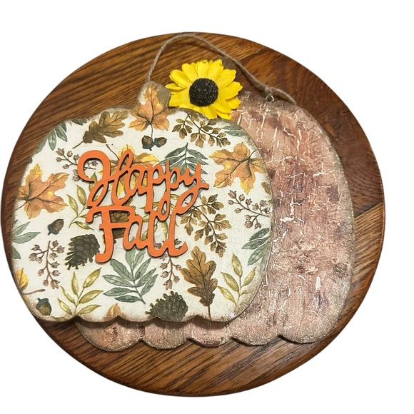 Hand Crafted Other - Autumn Handcrafted Pumpkin Wall Decor